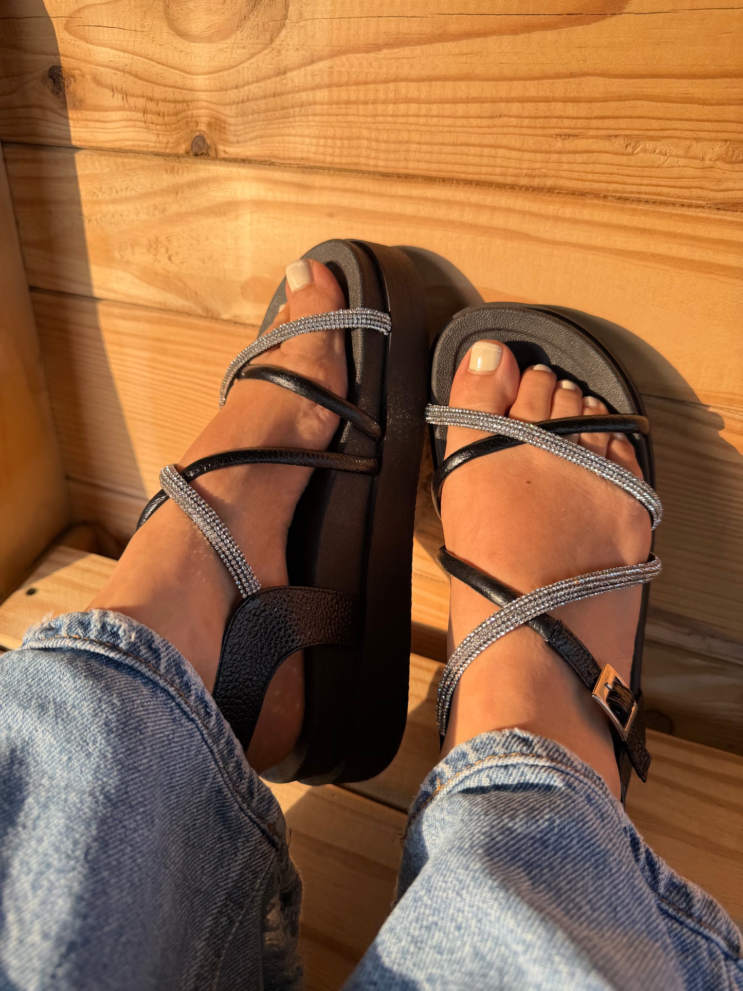 Sandalias tipo canoas Glow 💥