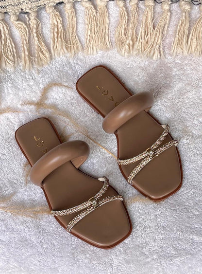 Sandalia plana Flat