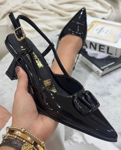 👠 Stiletto en Charol - Elegancia y Confort Total