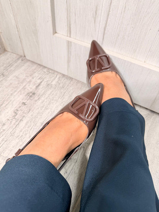 Stiletto Slingback chocolate 🍫