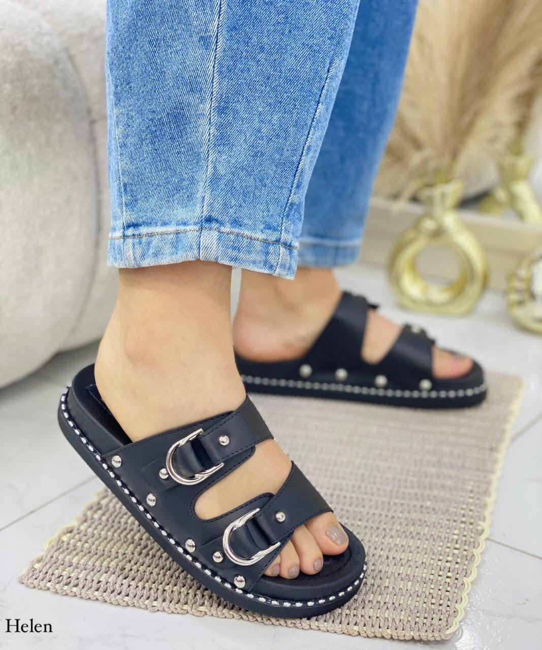 Sandalia Tipo Canoa - White Urban Style 👡✨