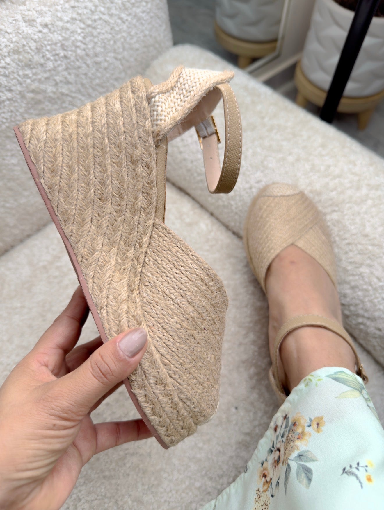 Plataforma en yute altura 6 cm