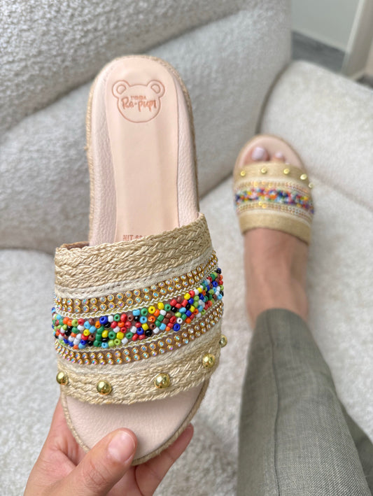 Plataforma en yute, altura 3 cm