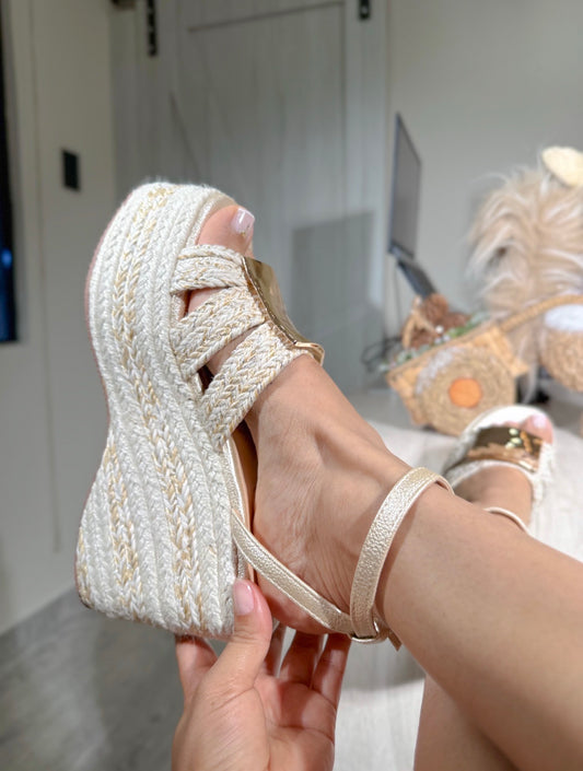 Plataforma en yute altura 9 cm