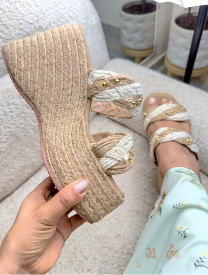 Plataforma en yute altura 9 cm