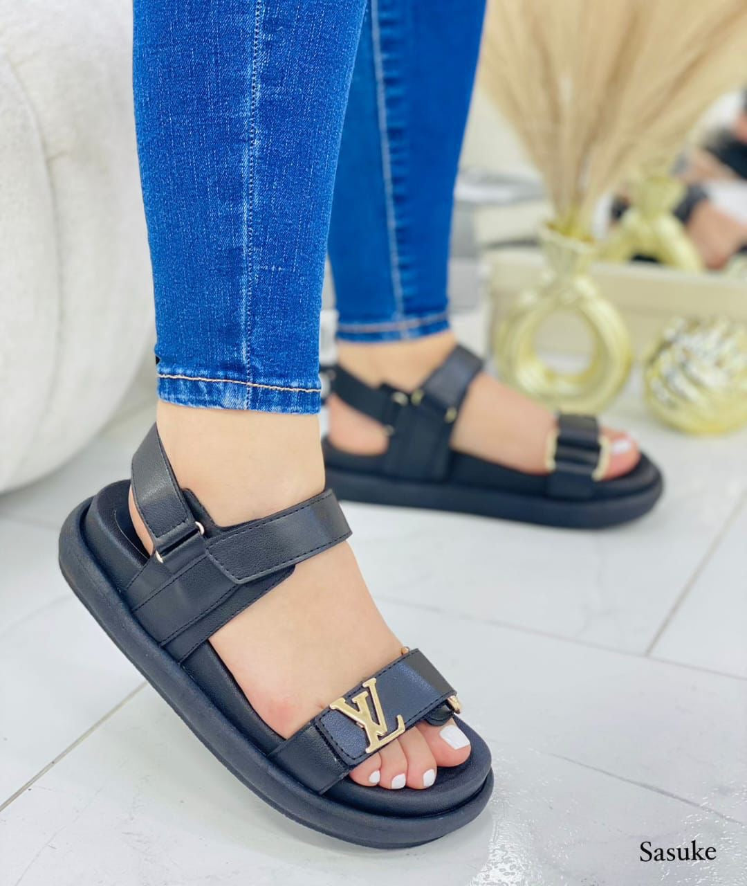Sandalia tipo canoa, urban chic