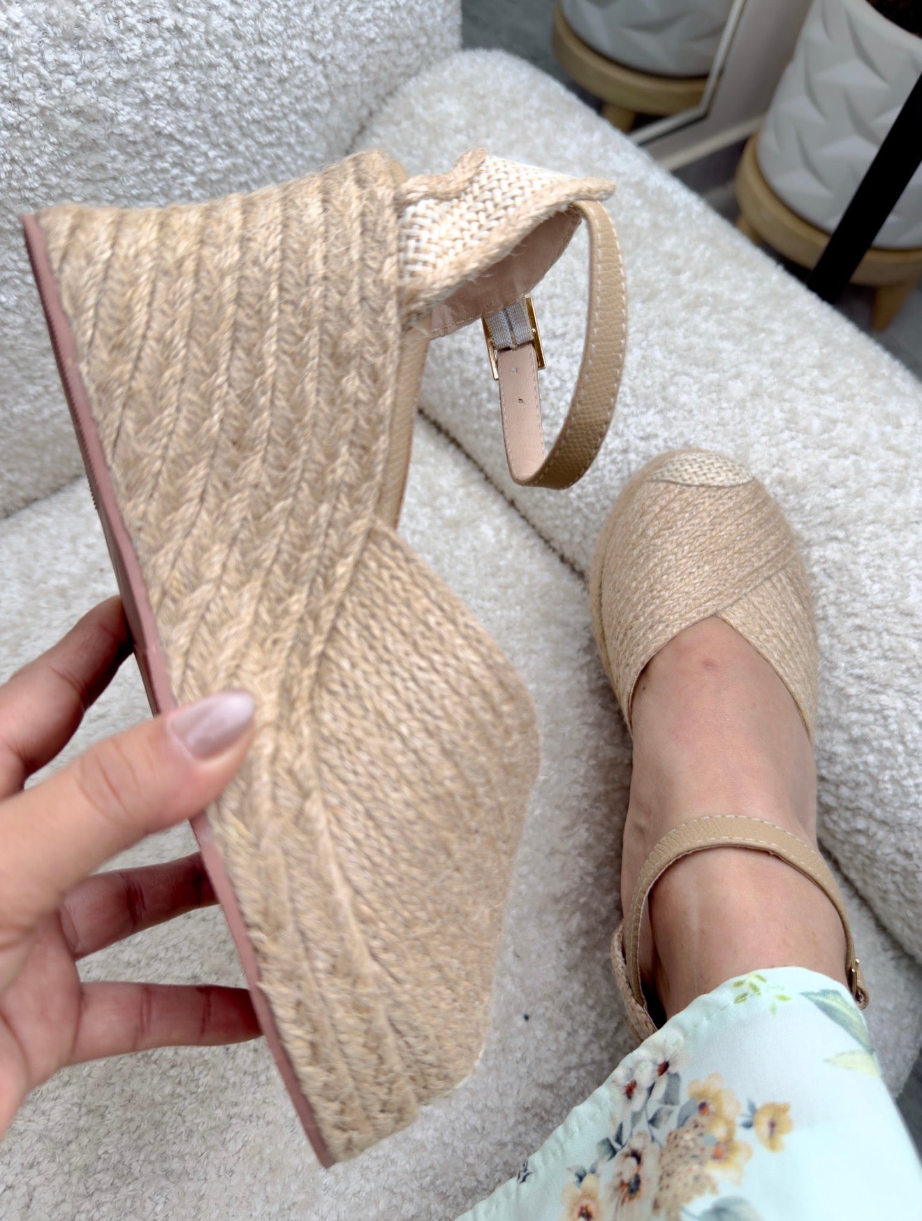 Plataforma en yute altura 6 cm