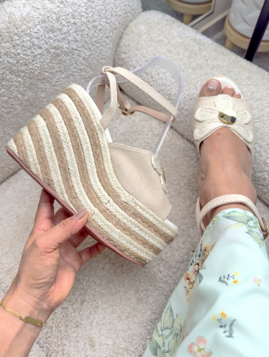 Plataforma en yute, altura 11 cm