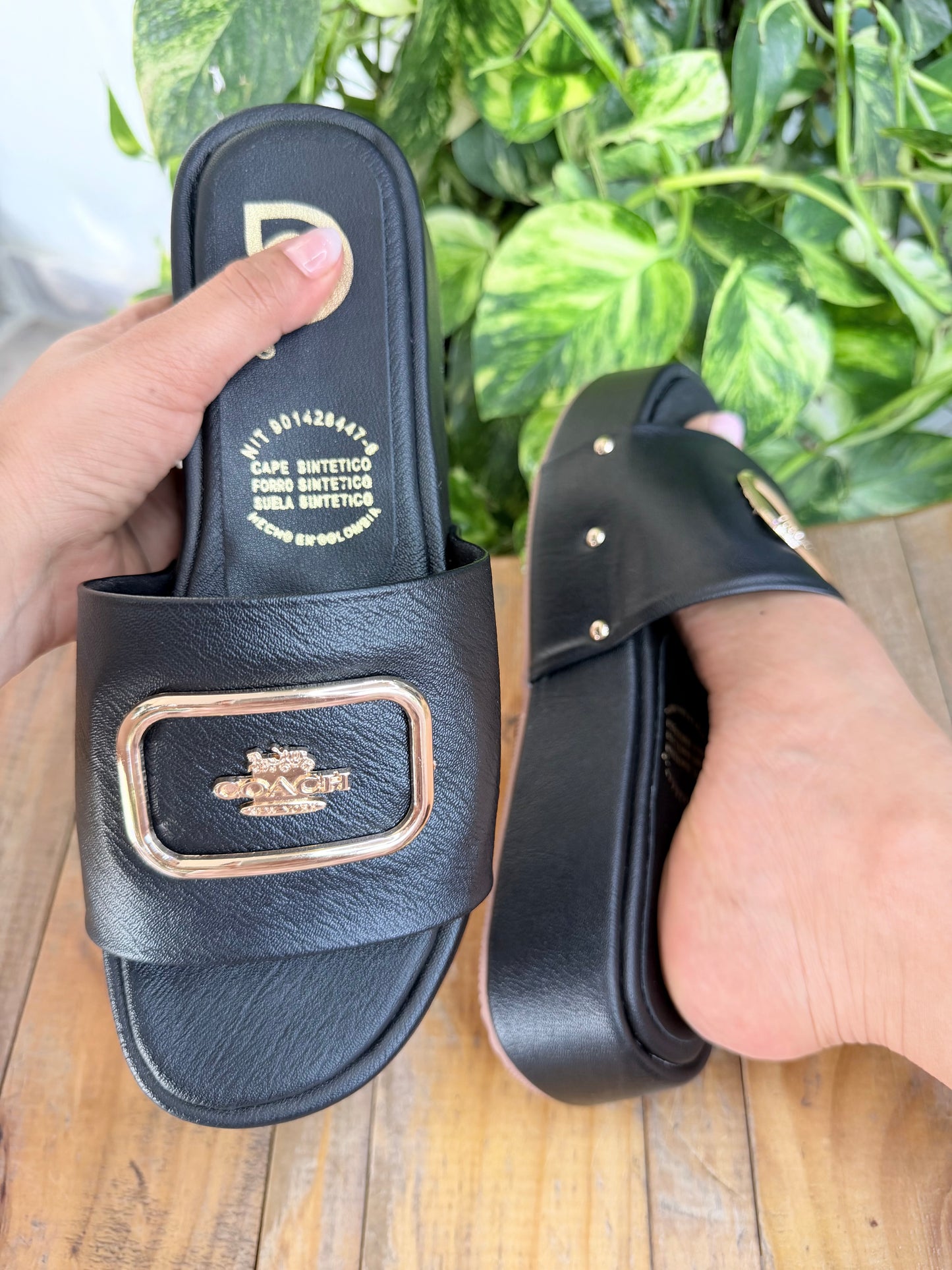 Sandalia plataforma, luxe
