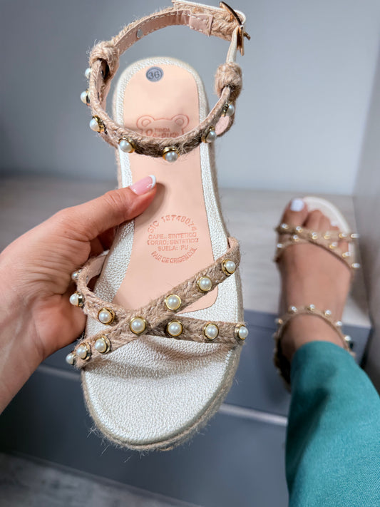 Plataforma en yute Glam