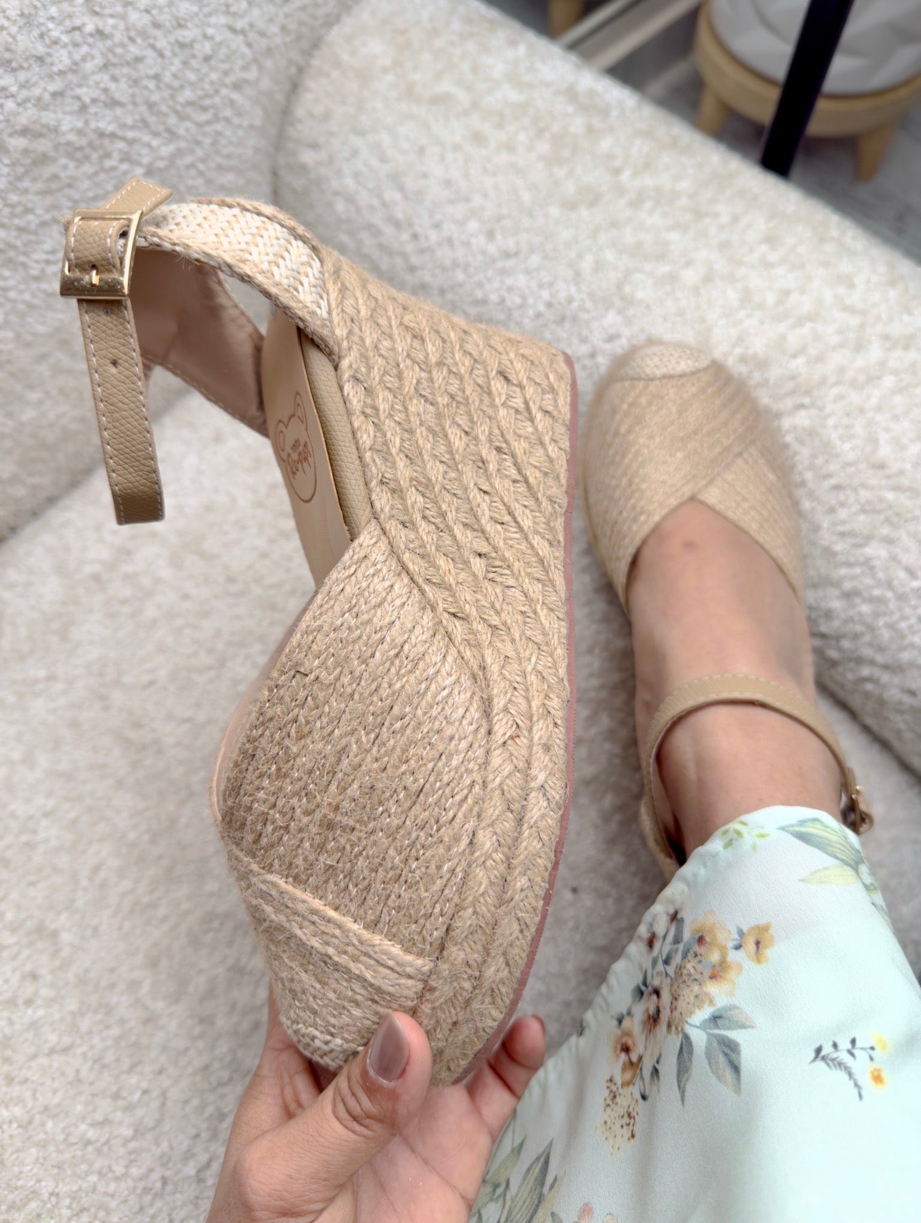 Plataforma en yute altura 6 cm