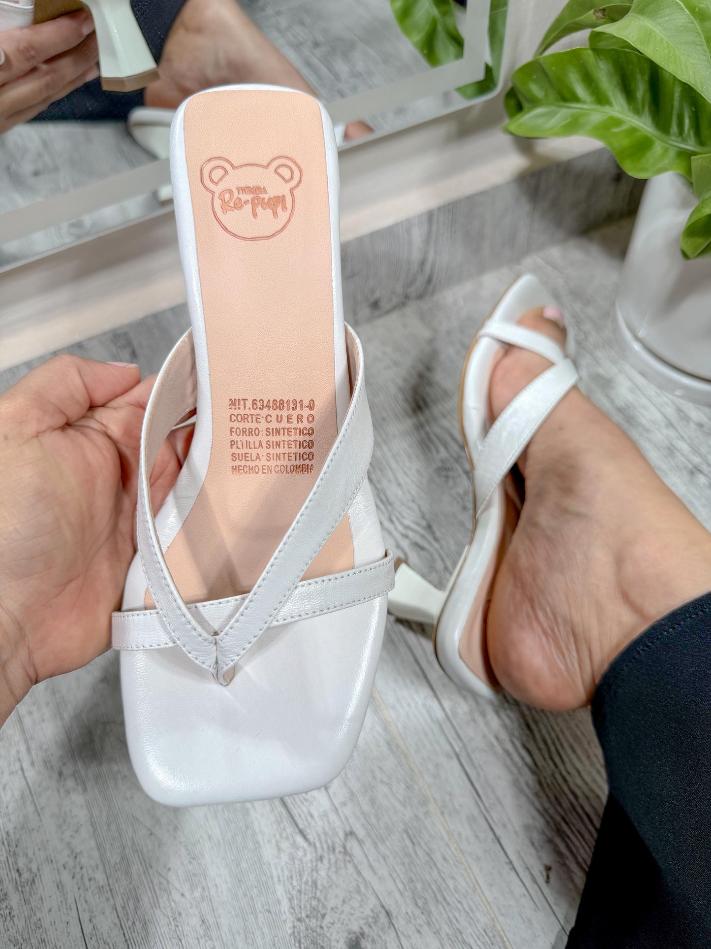 Tacón Tres puntadas