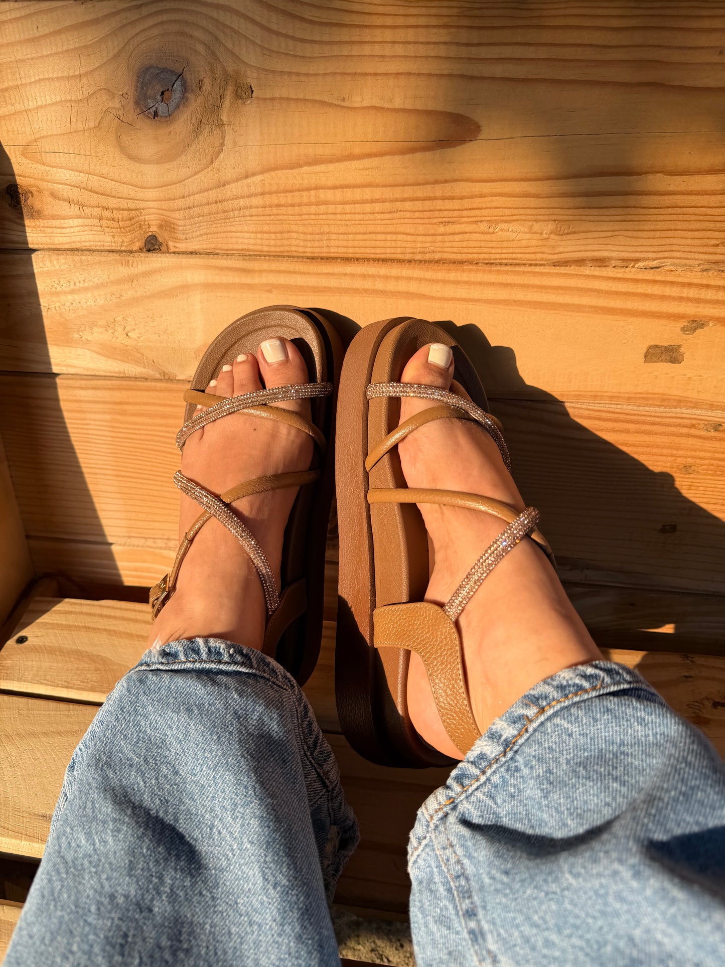 Sandalias tipo canoas Glow 💥